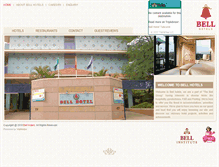 Tablet Screenshot of bellhotels.in